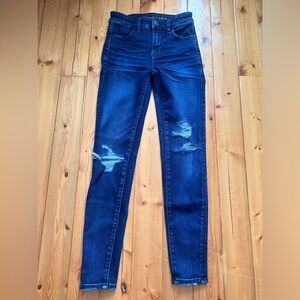 American Eagle Next Level Ripped High-Waisted Jegging